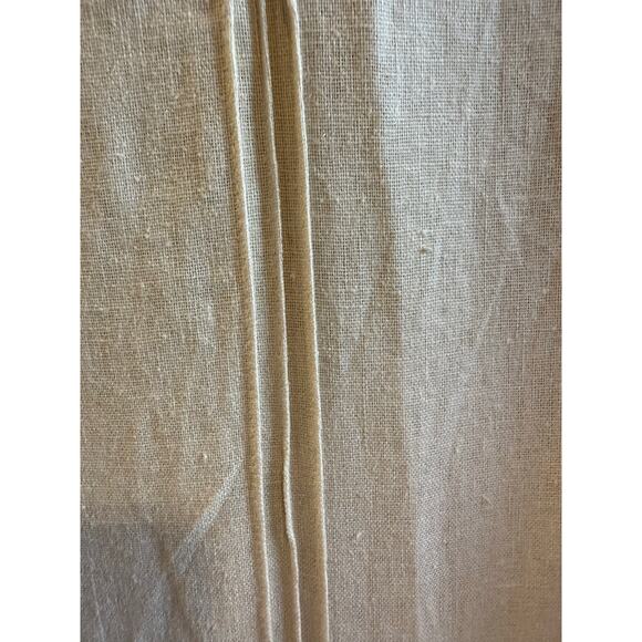 Gachu by KBB, Tan/ Natural Linen Button Up, Short Sleeve, Men Size XL - Picture 9 of 9